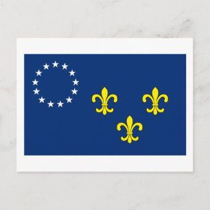 Tarjeta postal de la bandera de Louisville