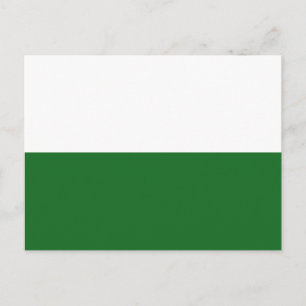Tarjeta postal de la bandera de Sajonia