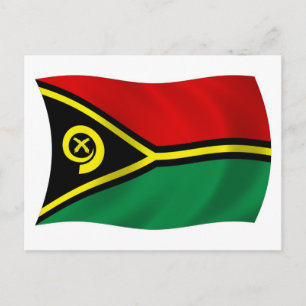 Tarjeta postal de la bandera de Vanuatu