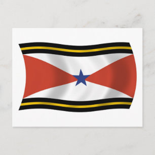 Tarjeta postal de la bandera del pueblo Akha
