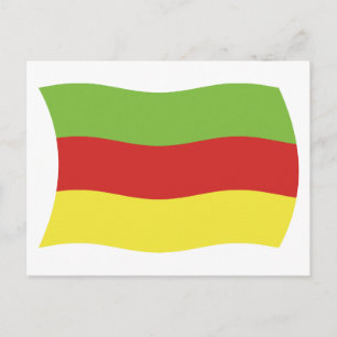 Tarjeta Postal de la Bandera del Pueblo Bodos