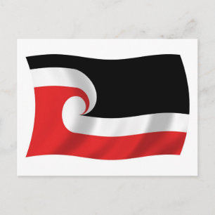 Tarjeta Postal de la Bandera del Pueblo Maorí