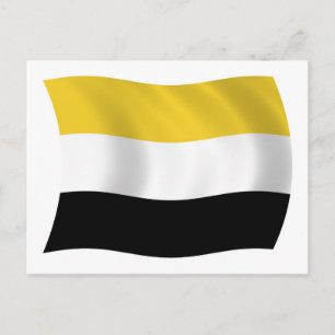 Tarjeta postal de la bandera garífuna