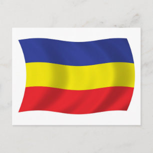 Tarjeta postal de la bandera krom kmer Kampuchea