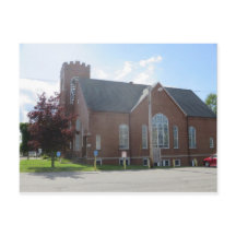 Tarjeta postal de la Beca de la Iglesia de Brick