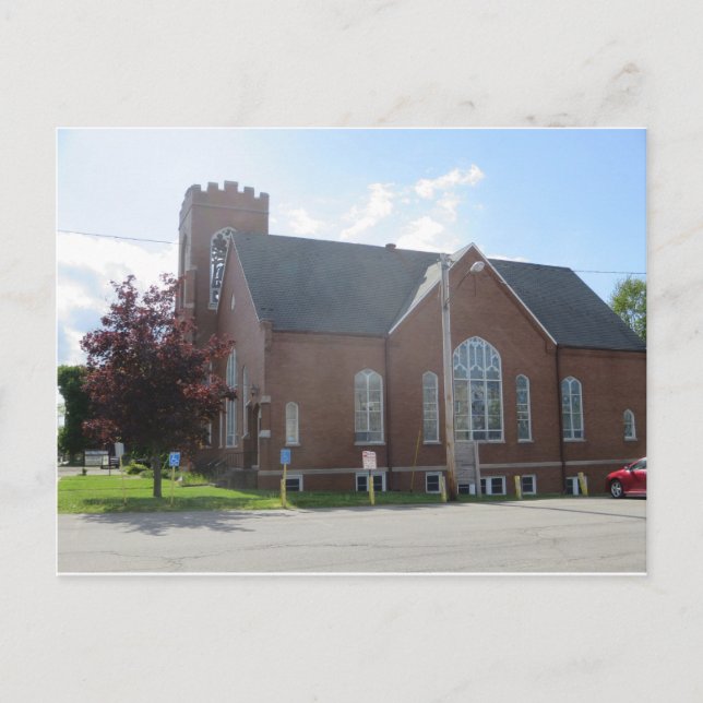 Tarjeta postal de la Beca de la Iglesia de Brick (Anverso)