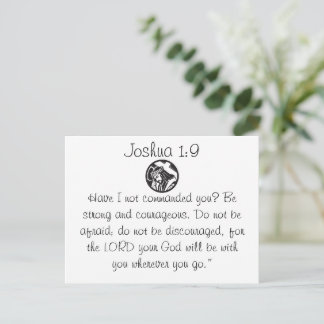 Tarjeta postal de la Biblia