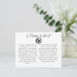 Tarjeta postal de la Biblia