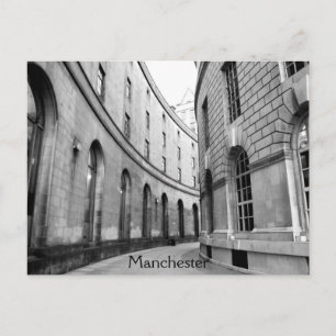 Tarjeta postal de la Biblioteca de Manchester