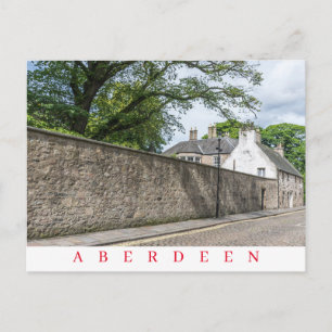 Tarjeta postal de la calle de Old Aberdeen