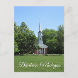 Tarjeta postal de la capilla Michigan