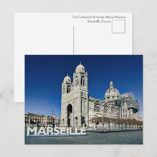 Tarjeta postal de la Catedral de Marsella