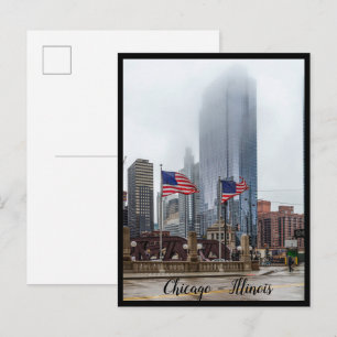 Tarjeta postal de la ciudad de Chicago, Illinois