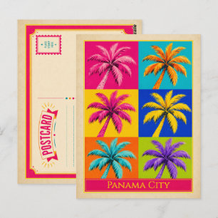 Tarjeta postal de la ciudad de Panamá Florida Palm