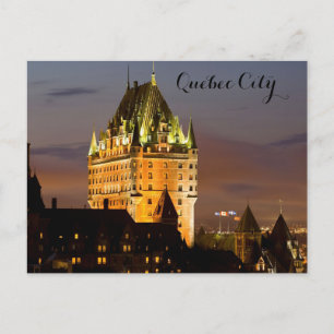 TARJETA POSTAL DE LA CIUDAD DE QUEBEC