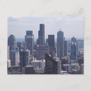 Tarjeta postal de la ciudad de Seattle.