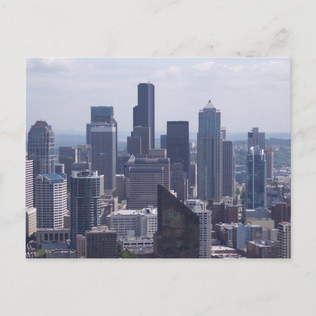 Tarjeta postal de la ciudad de Seattle. (Anverso)