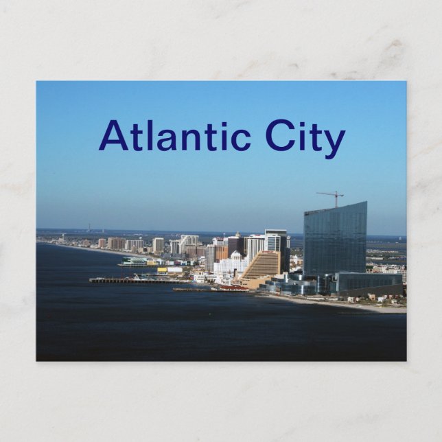 tarjeta postal de la Ciudad del Atlántico (Anverso)