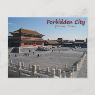 Tarjeta postal de la ciudad prohibida