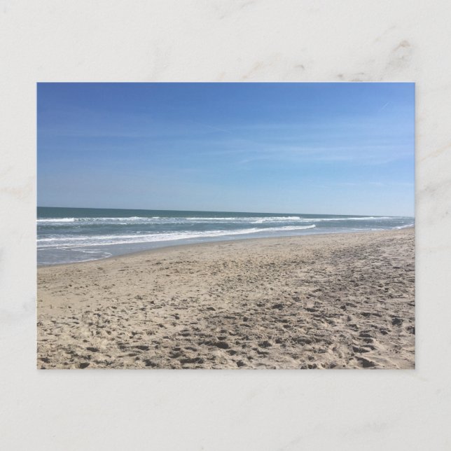 Tarjeta Postal de la Costa de la Playa de Carolina (Anverso)