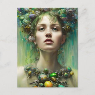 Tarjeta postal de la diosa Ostara