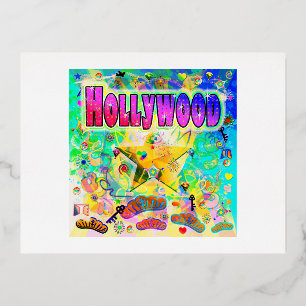 Tarjeta postal de la época de Hollywood