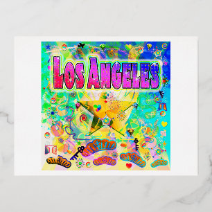 Tarjeta postal de la época de Los Ángeles