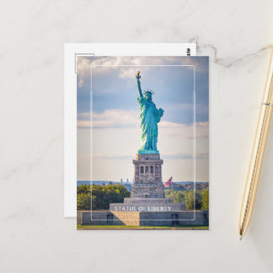 Tarjeta postal de la Estatua de la Libertad