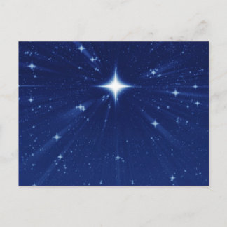 Tarjeta postal de la estrella de desear #2- Horizo
