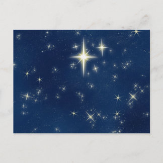 Tarjeta postal de la estrella de desear #5- Horizo
