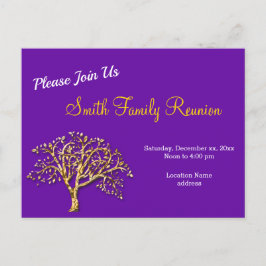 Tarjeta postal de la familia Golden Tree