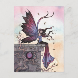 Tarjeta postal de la fantasía de la hada del sueño