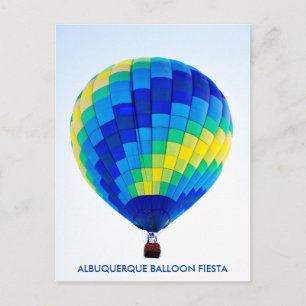 TARJETA POSTAL DE LA FIESTA DE GLOBOS DE ALBUQUERQ