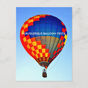 TARJETA POSTAL DE LA FIESTA DE GLOBOS DE ALBUQUERQ