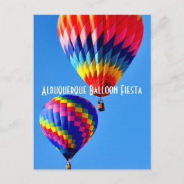 TARJETA POSTAL DE LA FIESTA DE GLOBOS DE ALBUQUERQ