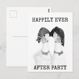 Tarjeta Postal de la Fiesta Felices para Siempre d