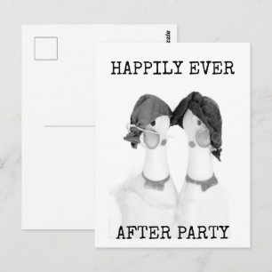 Tarjeta Postal de la Fiesta Felices para Siempre d