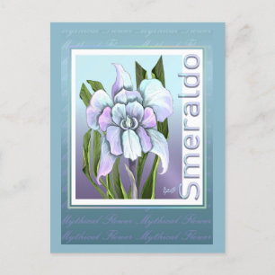 Tarjeta postal de la flor Smeraldo