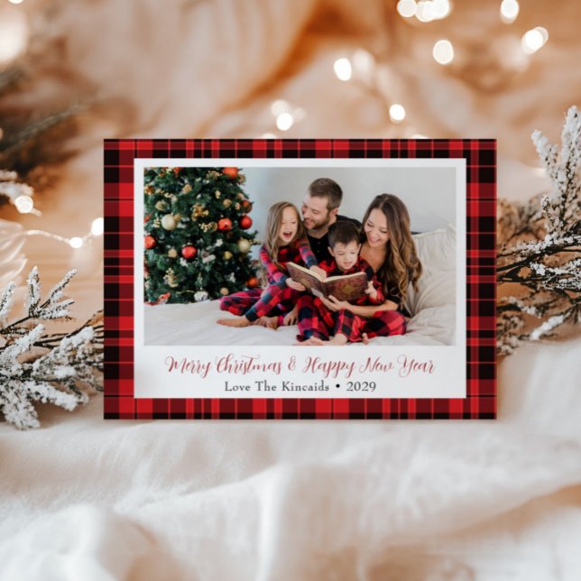 Tarjeta postal de la foto del saludo navideño en f (Subido por el creador)