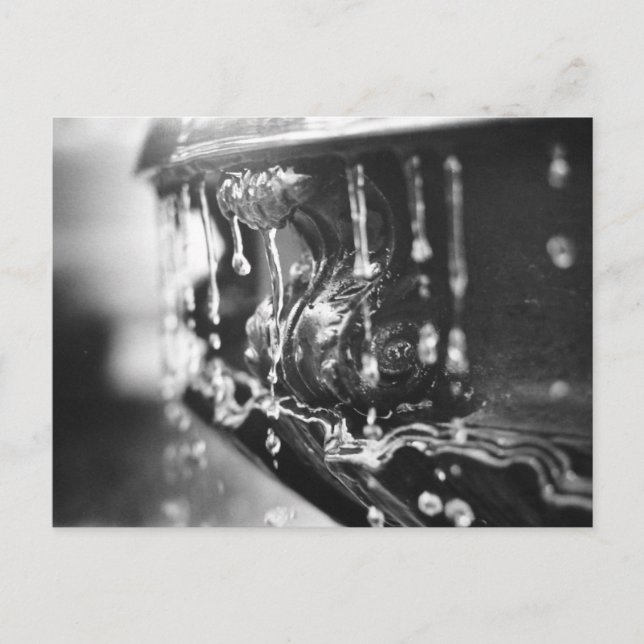 Tarjeta postal de la fuente B&W (Anverso)