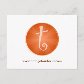 Tarjeta Postal de la Gira Naranja