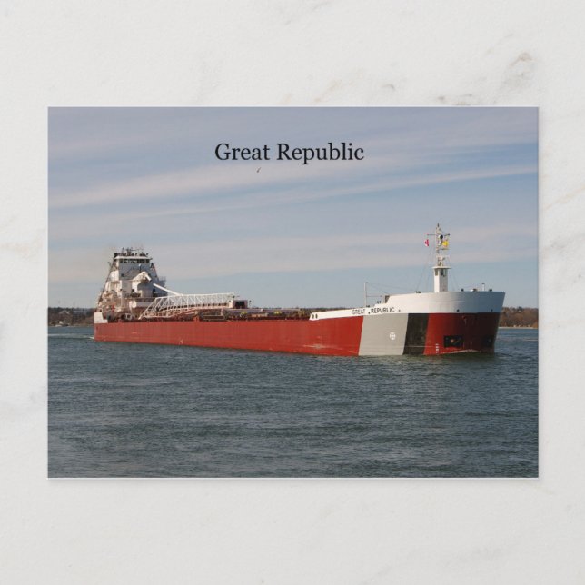 Tarjeta postal de la Gran República (Anverso)