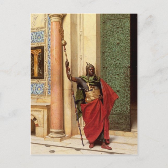 Tarjeta postal de la Guardia Nubia (Anverso)