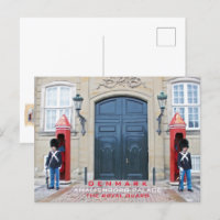 ¡Tarjeta postal de la Guardia Real de Dinamarca!