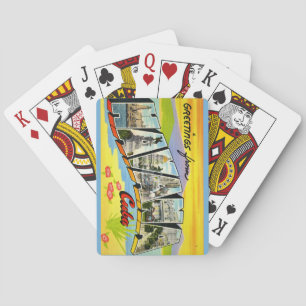 Tarjeta postal de La Habana Cuba Cartas de juego