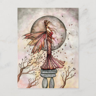 Tarjeta postal de la Hada del Otoño por Molly Harr