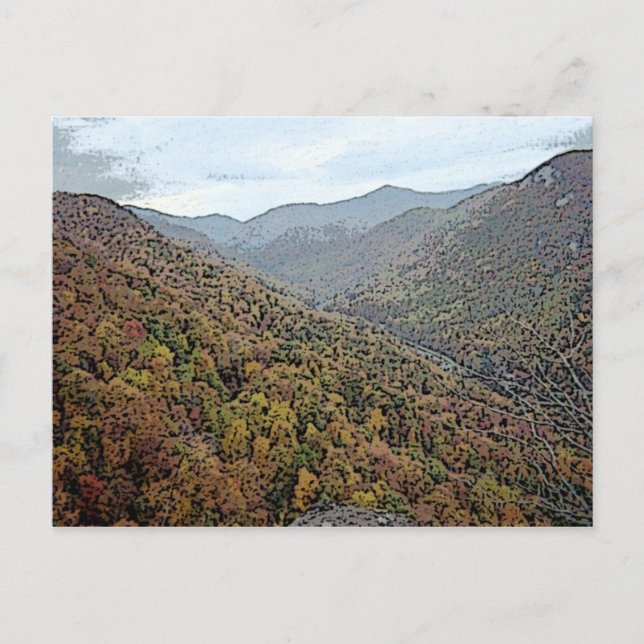 Tarjeta postal de la hermosa Chimney Rock (Anverso)