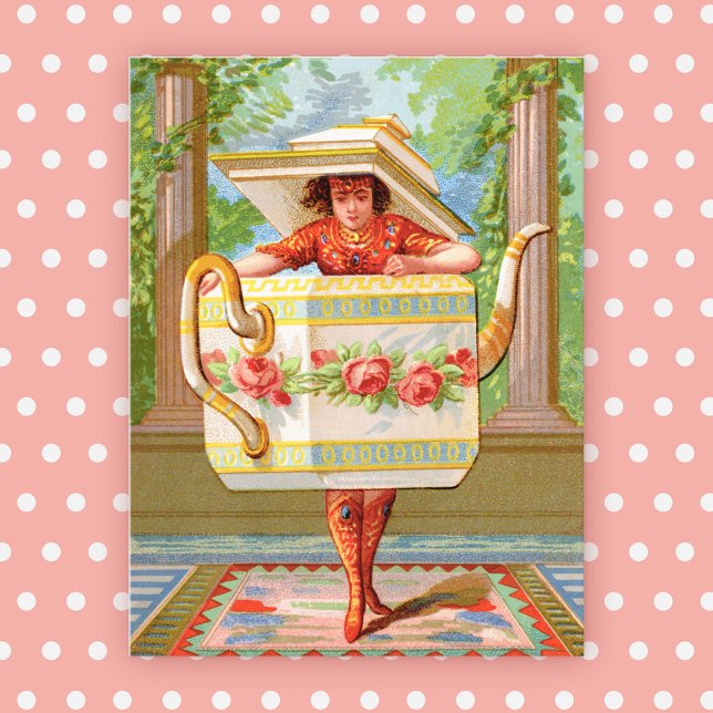 Tarjeta postal de la hora del té de Dish Darlings (Subido por el creador)