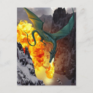 Tarjeta postal de la huelga de dragones