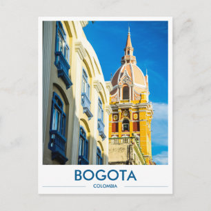 Tarjeta Postal de la Iglesia de Bogota Colombia
